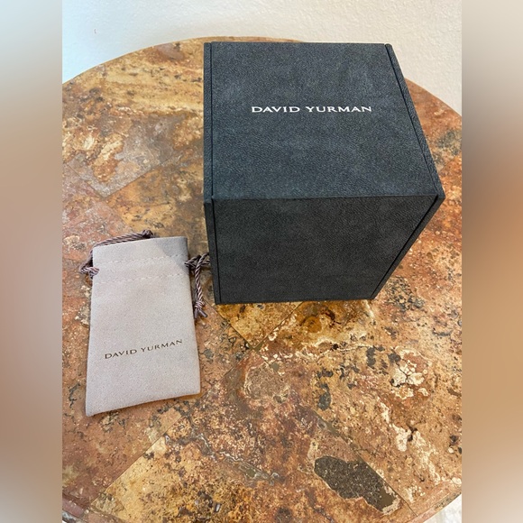 Authentic David Yurman Petite Albion White Topaz Diamond Sterling Necklace 🤍🩶🌻 - Picture 9 of 14